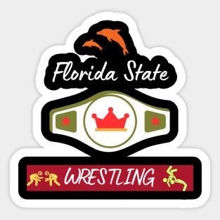 Florida State Wrestling Sticker